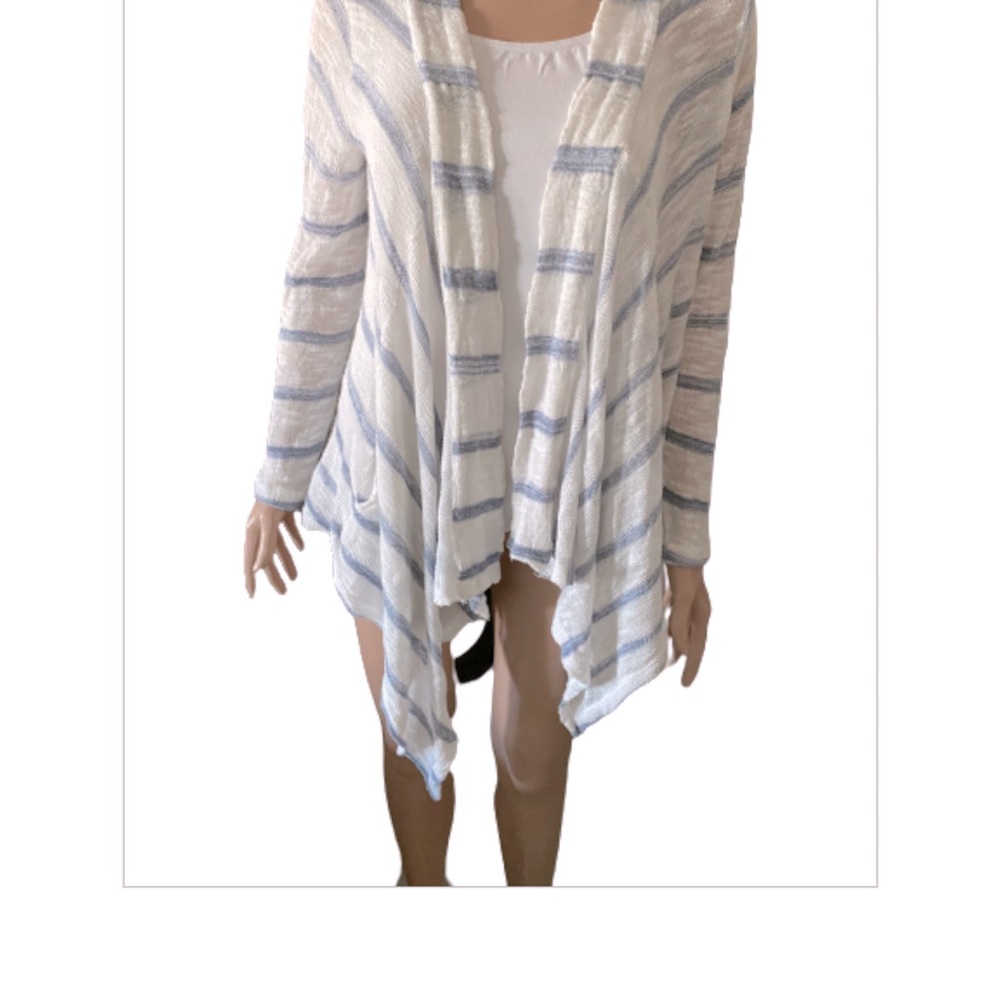 Striped cardigan with open front from Stateside size large